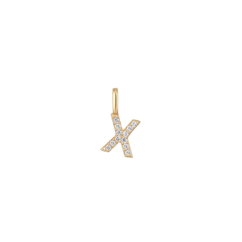 Letter X pendant