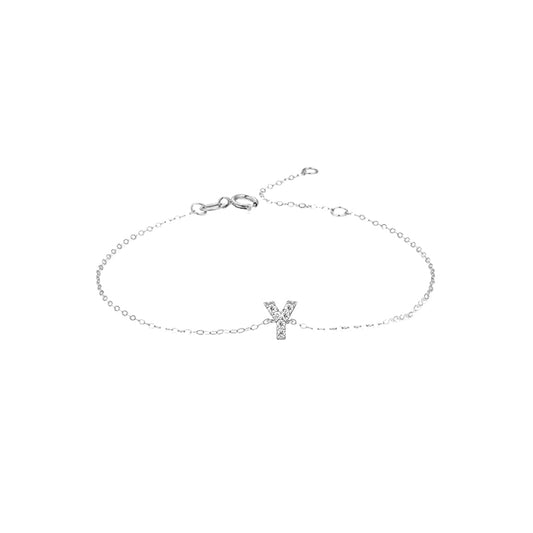 Bracelet with the letter Y.