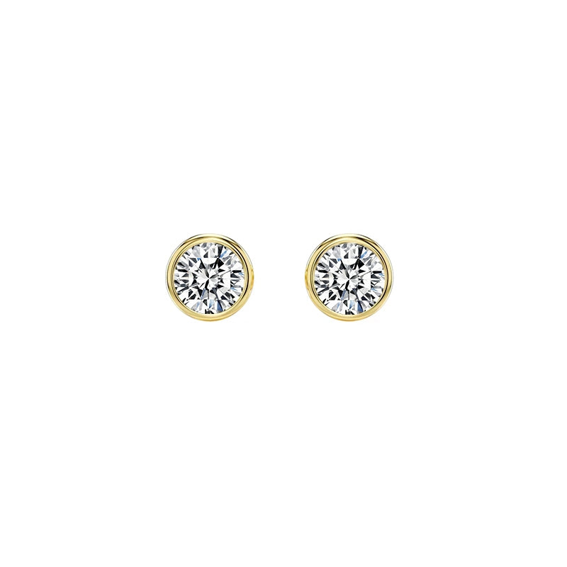 Full - wrap bubble - shaped ear studs.