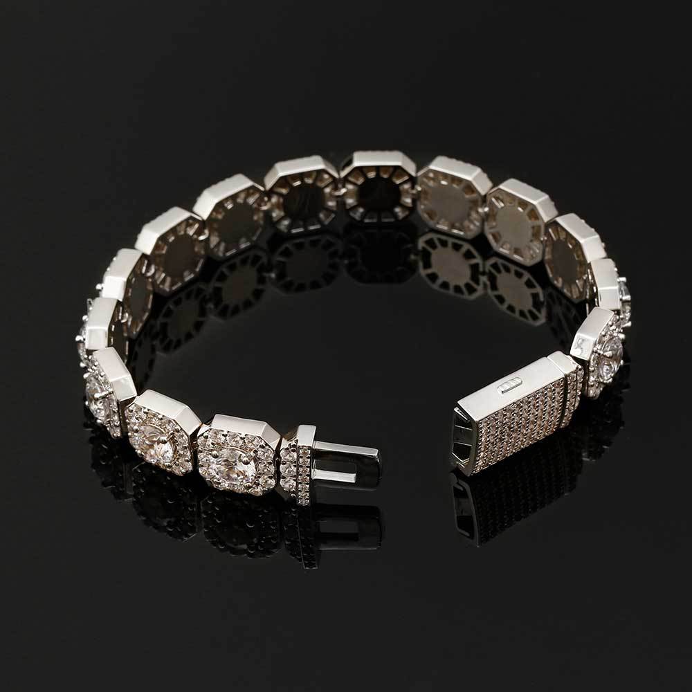 Rock Candy Bracelet Moissanite925Silver bracelet