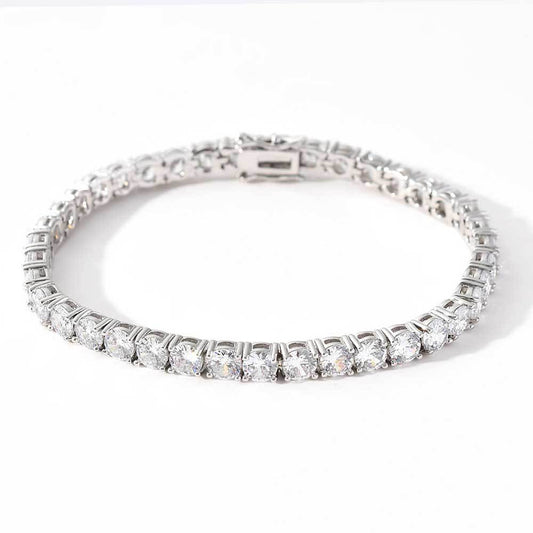 925Silver Moissanite Tennis Bracelet