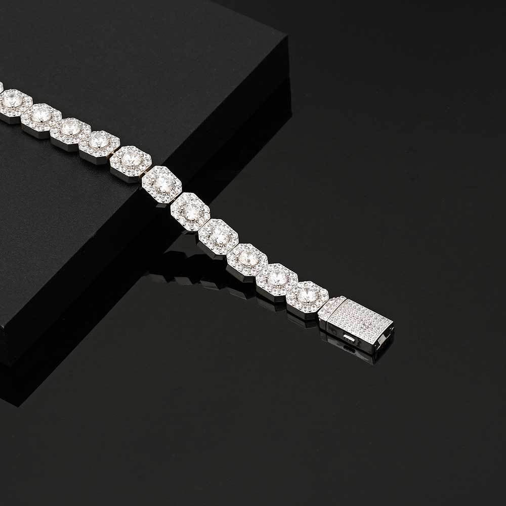 Rock Candy Bracelet Moissanite925Silver bracelet