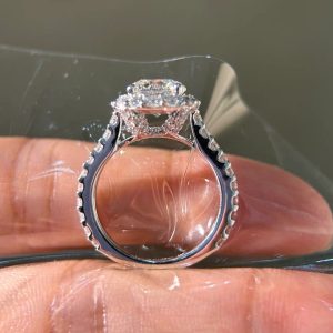 Icon 2-Carat Round Laboratory Diamond Halo 14K Ring